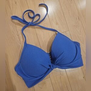 Shade and Shore blue Bikini‎ top 34C